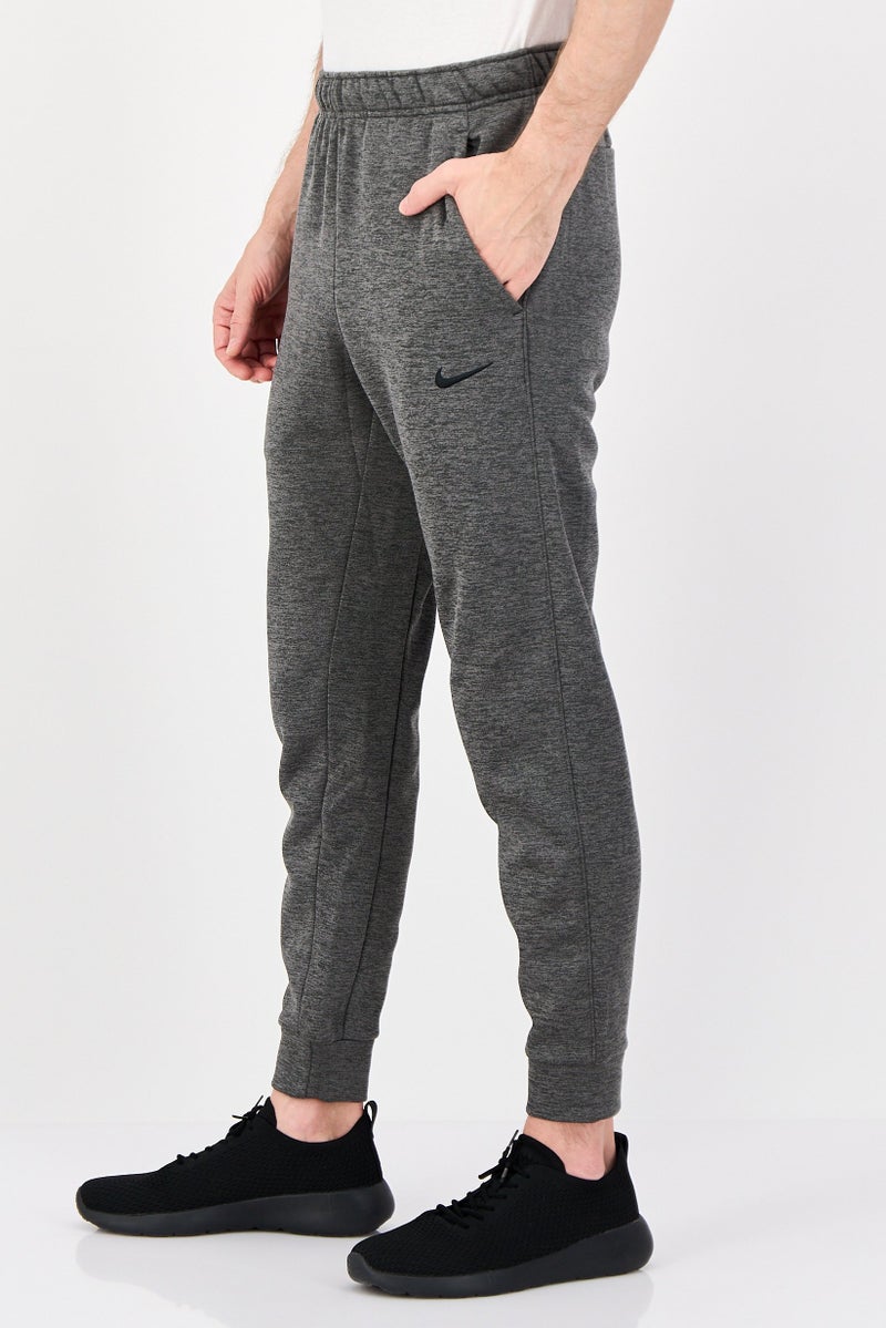 Nike Men Standard Fit Training Sweatpants, Heather Grey - Image 4
